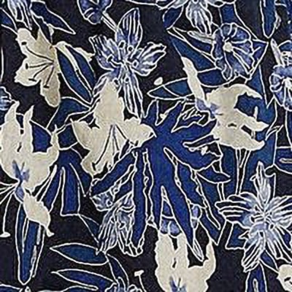 Lauren Ralph Lauren Floral Cotton Voile Dress blue long sleeve 31916 - Picture 15 of 15